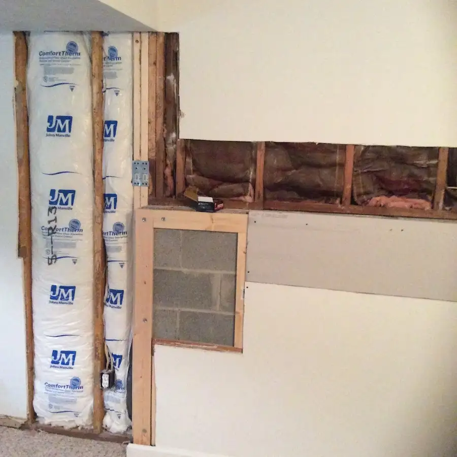 Wall insulation replacement during Odor Removal & Deodorization in South Portland
